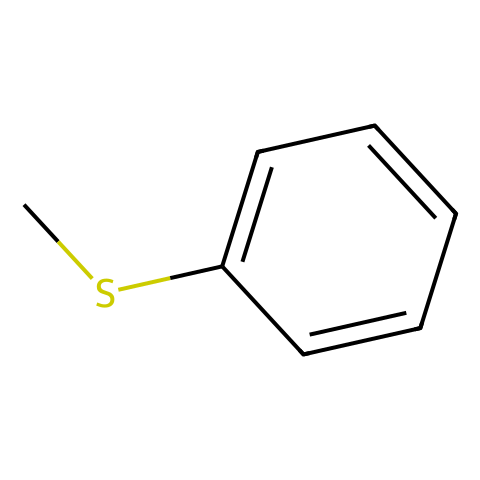 甲基苯基硫醚结构图