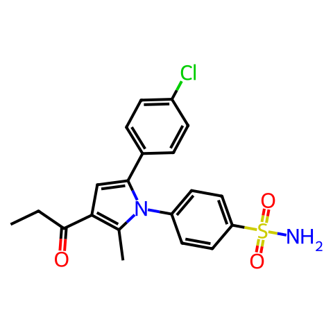 A-867744,α7nAChRs的正变构调节剂结构图