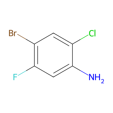 4-Bromo-2-chloro-5-fluoroaniline结构图