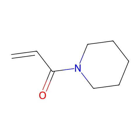 1-(哌啶-1-基)丙-2-烯-1-酮结构图