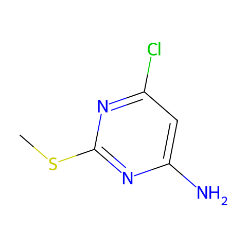 4-氨基-6-氯-2-(甲硫基)嘧啶结构图