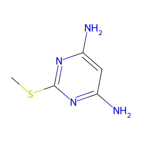 2-甲硫基嘧啶-46-二胺结构图