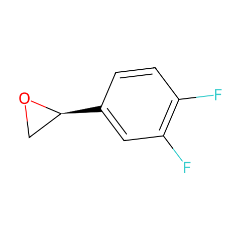 Oxirane, 2-(3,4-difluorophenyl)-,(2S)-结构图