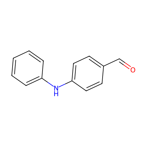 4-PHENYLAMINOBENZALD结构图