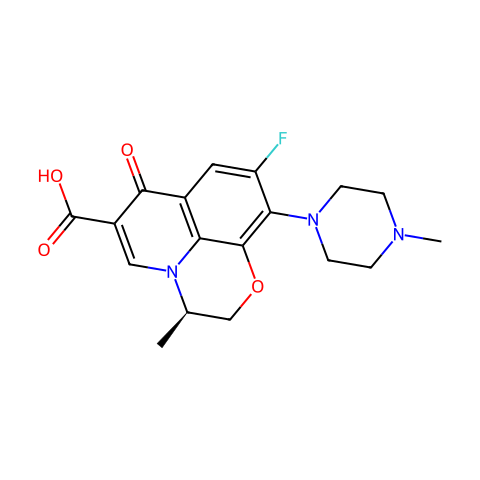 左氧氟沙星杂质E结构图