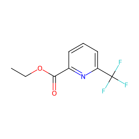 2-(三氟甲基)-6-吡啶羧酸乙酯结构图