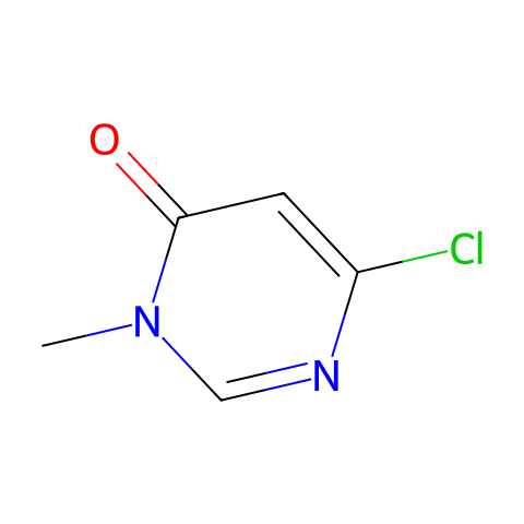 6-Chloro-3-methylpyrimidin-4(3H)-one结构图