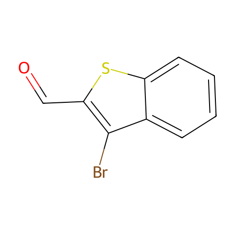 3-溴苯并噻吩-2-甲醛结构图