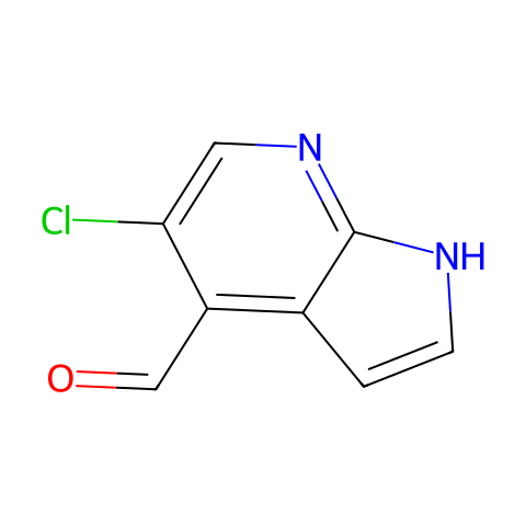 5-Chloro-1H-Pyrrolo[2,3-B]Pyridine-4-Carbaldehyde结构图