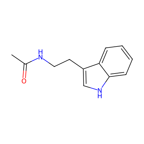 N-乙酰基色胺结构图
