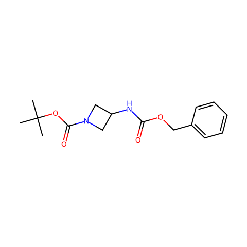 tert-butyl 3-(benzyloxycarbonylaMino)azetidine-1-carboxylate结构图