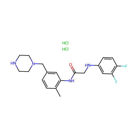 GW791343 (dihydrochloride)结构图