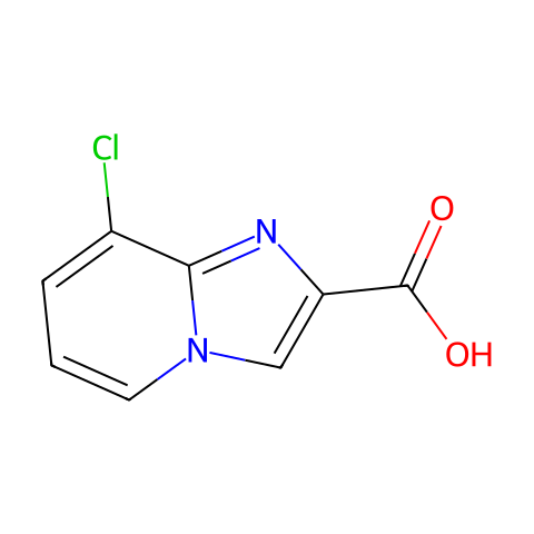 8-氯咪唑[1,2-A]吡啶-2-甲酸结构图
