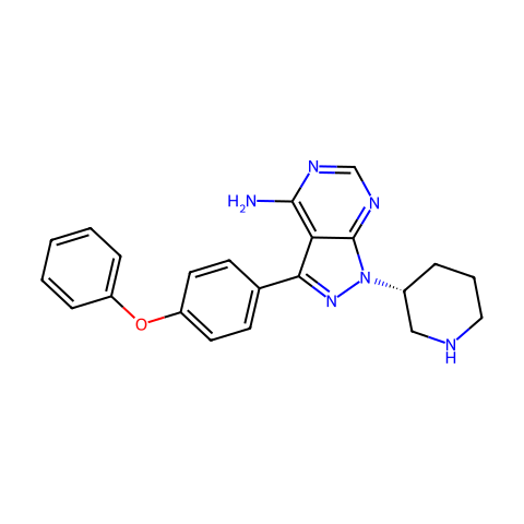 Btk inhibitor 1 (R enantiomer)结构图