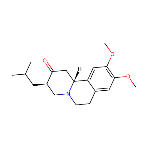 (+)-Tetrabenazine结构图