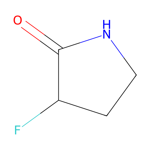3-fluoropyrrolidin-2-one结构图