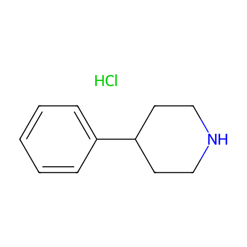 4-苯基哌啶盐酸盐结构图