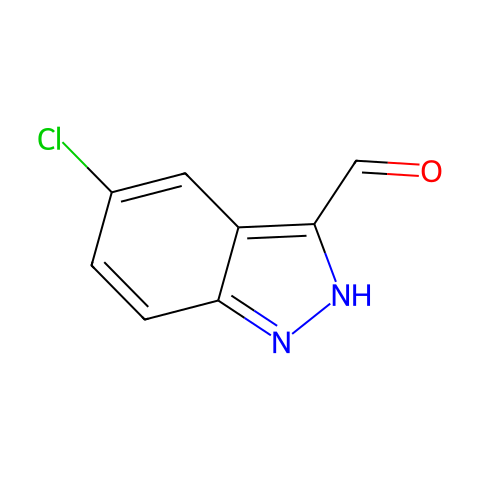 5-氯-3-醛基-1H-吲唑结构图