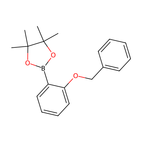 2-苄氧基苯硼酸频哪醇酯结构图