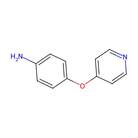 4-(4-AMINOPHENOXY)PYRIDINE结构图