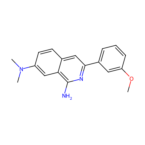 3-arylisoquinolinamine derivative结构图