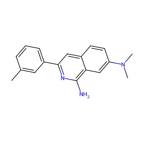 N7,N7-dimethyl-3-m-tolylisoquinoline-1,7-diamine 277.3636结构图