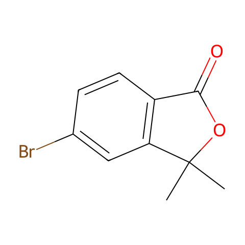 5-bromo-3,3-dimethyl-isobenzofuran-1-one结构图