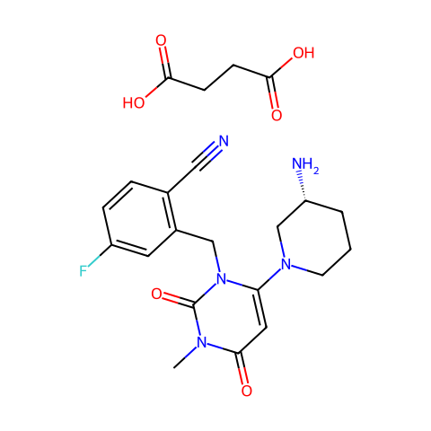 Trelagliptin (succinate)结构图