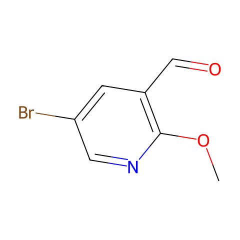 5-溴-2-甲氧基吡啶-3-甲醛结构图