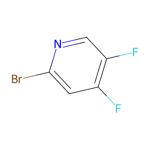 2-bromo-4,5-difluoropyridine结构图