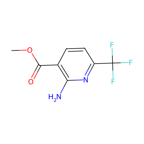 methyl 2-amino-6-(trifluoromethyl)pyridine-3-carboxylate结构图