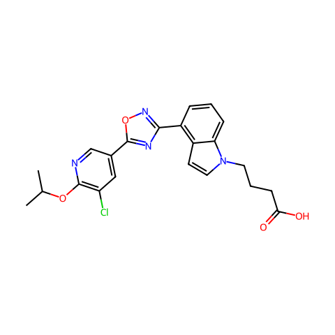 GSK2018682,S1P1和S1P5激动剂结构图