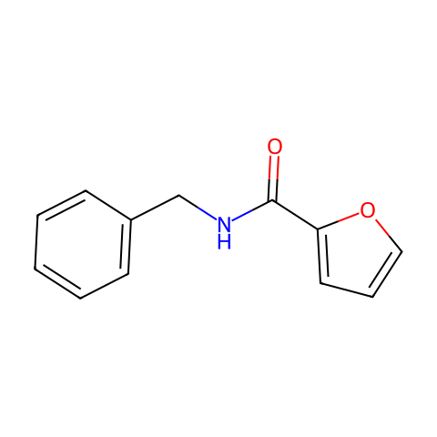 N-苄基呋喃-2-甲酰胺结构图