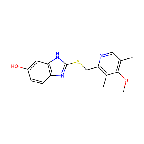 5-O-Desmethyl Omeprazole Sulfide结构图