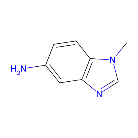 1-METHYL-1H-BENZIMIDAZOL-5-YLAMINE结构图