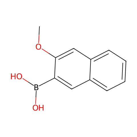 3-甲氧基萘-2-硼酸结构图