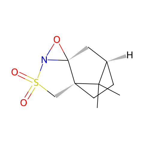 (2R,8aS)-(+)-(樟脑磺酰)哑嗪结构图