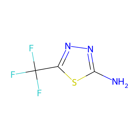 2-氨基-5-三氟甲基-1,3,4-噻二唑结构图