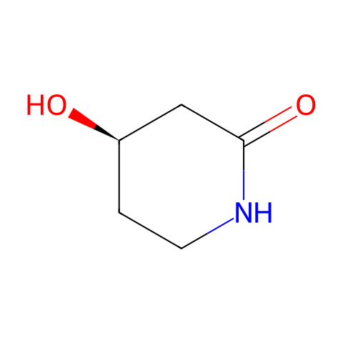 (R)-4-羟基-哌啶-2-酮结构图