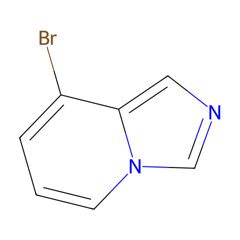 8-溴咪唑并[1,5-A]吡啶结构图