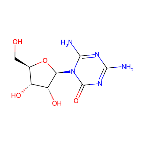 6-Amino-5-azacytidine结构图