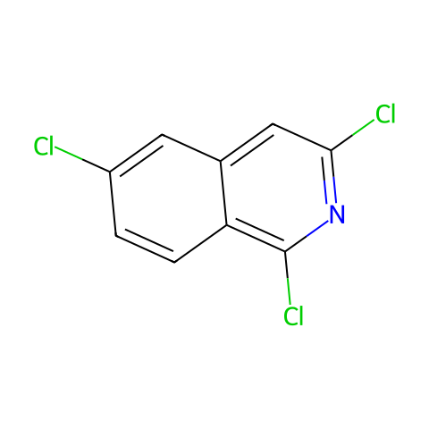 1,3,6-TRICHLOROISOQUINOLINE结构图