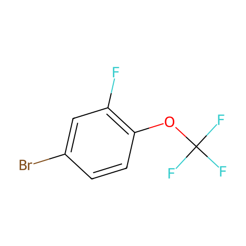 4-溴-2-氟-1-(三氟甲氧基)苯结构图