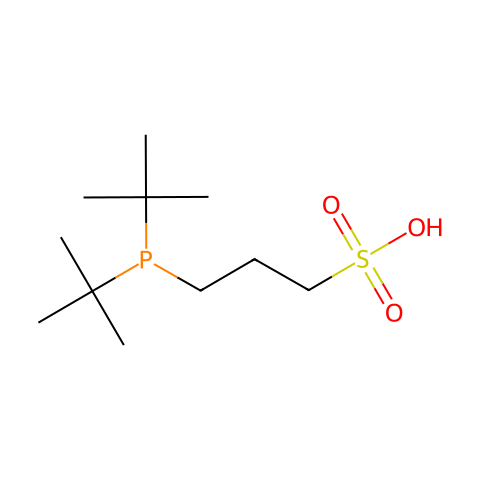 3-[双(1,1-二甲基乙基)膦基] -1-丙烷磺酸结构图