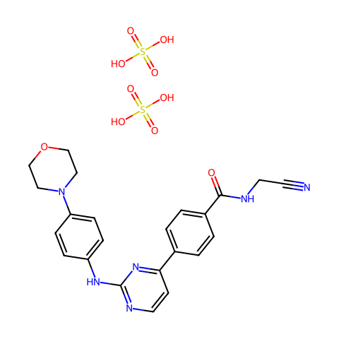 CYT387 (sulfate salt)结构图