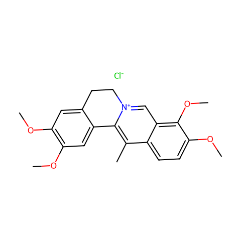 Dehydrocorydaline (chloride)结构图