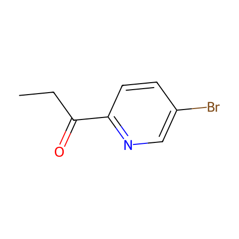 1-(5-bromo-2-pyridyl)propan-1-one结构图