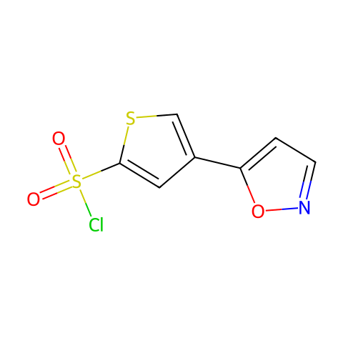 4-(5-ISOXAZOLYL)-2-THIOPHENESULFONYL CHLORIDE结构图