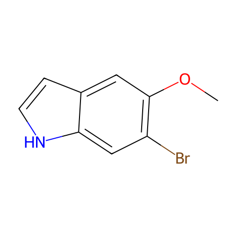 6-Bromo-5-methoxyindole结构图