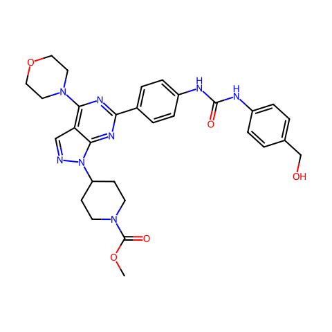 mTOR inhibitor WYE-28结构图